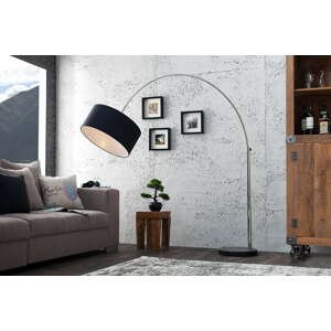 LuxD 16845 Designová stojanová lampa Arch černá