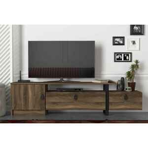 Sofahouse Dizajnový TV stolík Abeni 180 cm vzor orech