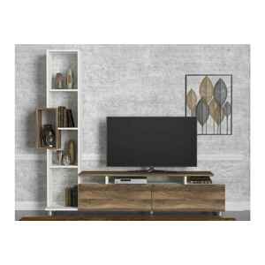 Sofahouse Dizajnový TV stolík Faysal 160 cm orech biely