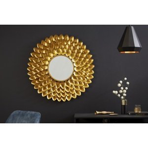 LuxD Designové nástěnné zrcadlo Lanesia 90 cm zlaté