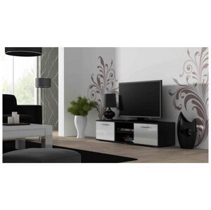 Artcam TV stolek SOHO 140 cm Barva: černá/bílý lesk