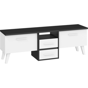 ARTBm TV stolek NORDIS-13 | 2D2S Barva: Černá/bílá