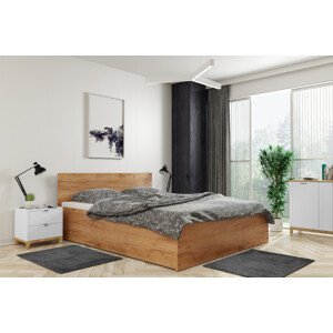 BMS Široká výklopná postel PANAMAX 140 Barva: Grafit, Provedení: 140 x 200 cm