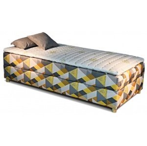 New Design Čalouněná postel NOVO | s topperem Rozměr: 80 x 200 cm