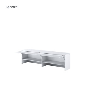 Dig-net nábytek Nástavec pro sklápěcí postel Lenart BED CONCEPT BC-09p | bílý lesk