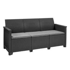 KETER Pohovka ALODIA 3 SEATER | grafit