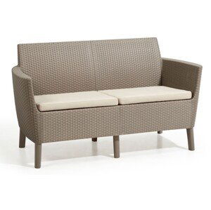 KETER Pohovka SALOMON 2 seater sofa | cappuccino