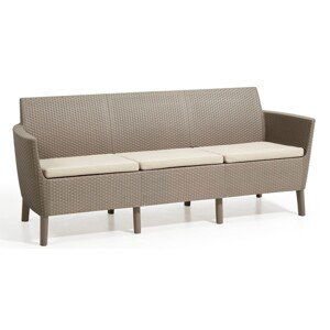 KETER Pohovka SALOMON 3 seater sofa | cappuccino