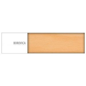 Drewmax Kuchyňská skříňka vrchní prosklená - masiv KW106 | borovice Dřevo: Borovice