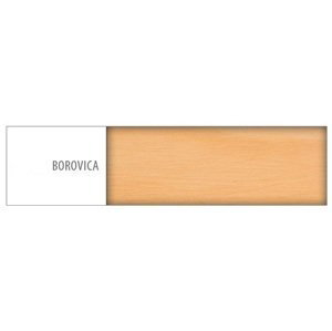 Drewmax Kuchyňská skříňka vrchní prosklená - masiv KW106 | borovice Dřevo: Borovice
