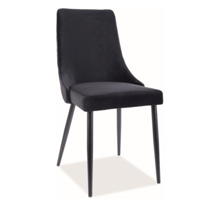 Signal Jídelní židle Piano B MATT VELVET Barva: Černá / velvet 99