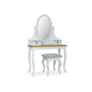 Signal Toaletní stolek POPRAD s taburetkou