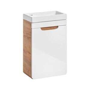 ArtCom Koupelnová skříňka s umyvadlem ARUBA White U40/1 | 40 cm