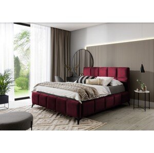 Artelta Manželská postel MIST | 140 x 200 cm barevné provedení: Velvetmat 25