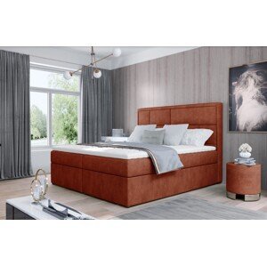 Artelta Manželská postel MERON Boxspring | 140 x 200 cm Barva: Dora 63