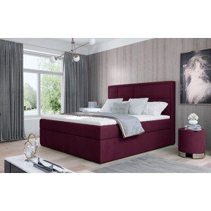 Artelta Manželská postel MERON Boxspring | 140 x 200 cm Barva: Mat Velvet 68