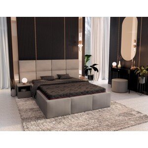 FDM Čalouněná manželská postel DENVER | 140 x 200 cm