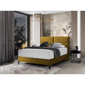 Artelta Manželská postel SAFIRO Boxspring | 160 x 200 cm Barva: Nube 45