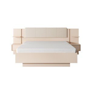 ArtLas Manželská postel DUST s nočními stolky | 160 x 200 cm Provedení: postel bez roštu a matrace