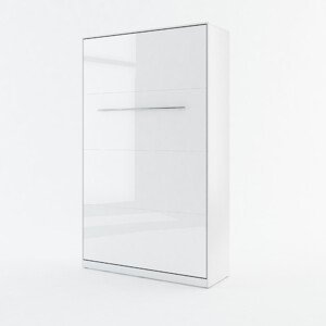Dig-net nábytek Sklápěcí postel Lenart Concept PRO CP-02 | 120x200 Barva: CP-02p bílý lesk / bílá