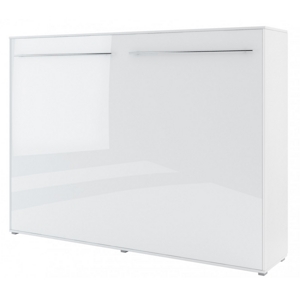 Dig-net nábytek Sklápěcí postel Lenart CONCEPT PRO CP-04 | 140 x 200 cm Barva: bílý lesk / bílá