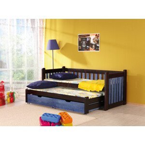 ArtBed Dětská postel s přistýlkou FILIP Provedení: Moření - Akryl
