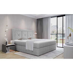 Artelta Čalouněná manželská postel IDRIS | 160 x 200 cm Farebné prevedenie IDRIS: Omega 02