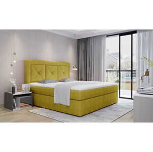Artelta Čalouněná manželská postel IDRIS | 160 x 200 cm Farebné prevedenie IDRIS: Omega 68