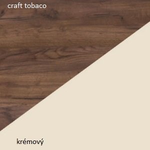 ARTBm Komoda STELLA | STE-01 Barva: craft tobaco / krémový