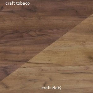 ARTBm Regál SOLO | SOL 05 Barva: Craft zlatý / craft tobaco