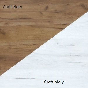 ARTBm Konferenční stolek BETA Barva: Craft zlatý / craft bílý