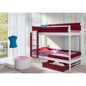 ArtBed Dětská patrová postel NATU II Provedení: Moření - Barva