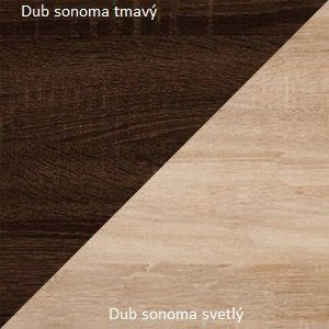 ARTBm TV stolek Orion Barva: Dub sonoma světlý / dub sonoma tmavý