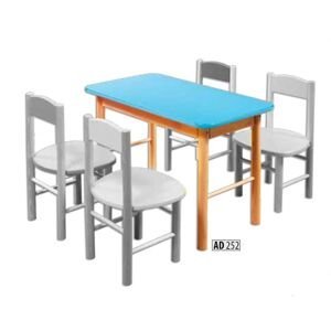 Drewmax Dětský stolek AD252 Barva: Bílá