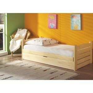 ArtBed Dětská postel OLA | 80 x 180 cm Provedení: Moření - Barva