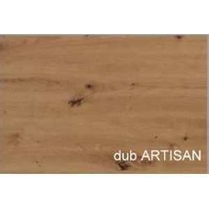 ARTBm Regál 140 VIA | 05 Barva: Dub artisan