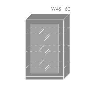 ArtExt Kuchyňská linka Brerra - lesk Kuchyně: Horní skříňka W4S/60/(ŠxVxH) 60 x 96 x 32,5 cm