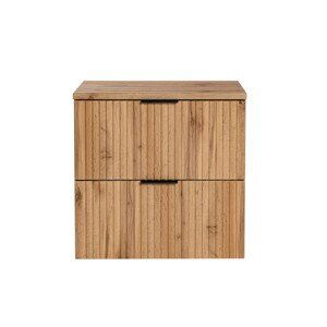 ArtCom Koupelnová skříňka s deskou ADEL Oak D60/1 | 60 cm