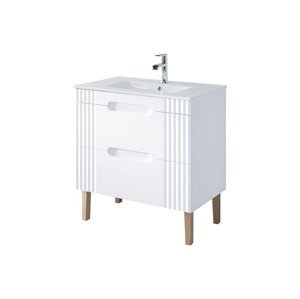 ArtCom Koupelnová skříňka s umyvadlem FIJI White U80/1 | 80 cm