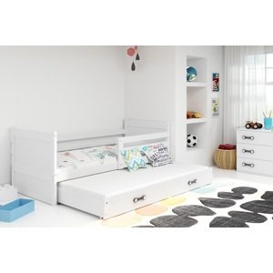 BMS Dětská postel s přistýlkou RICO 2 | bílá 80x190 cm Barva: Bílá