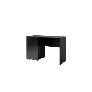 ArtGiB Psací stolek CALABRINI C-01 | černá/černý lesk