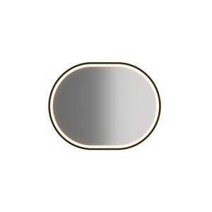 ArtCom LED zrcadlo APOLLO 2 | černá 90 x 70 cm