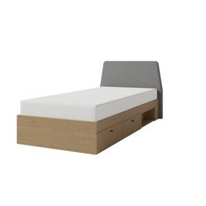 Meblar Jednolůžková postel ALESSIO AE12 | zelená