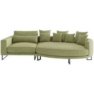 Livetastic POHOVKA BIG SOFA, textil, zelená