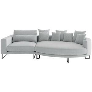 Livetastic POHOVKA BIG SOFA, textil, šedá