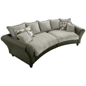 Livetastic POHOVKA BIG SOFA, dřevo, textil, zelená, světle zelená