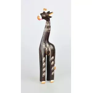 Dřevěná Dekorace Žirafa Dora, S