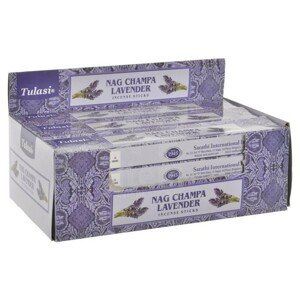 Vonné tyčinky Tulasi Nag Champa - Lavender