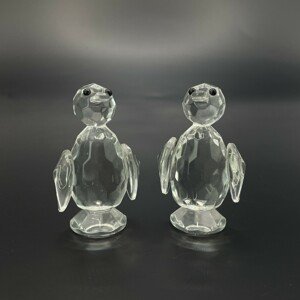 Skleněné figurky - Dvojce tučňáků