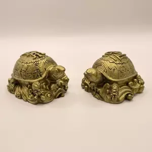 Šoška Feng Shui - 2 želvy, Zlatá